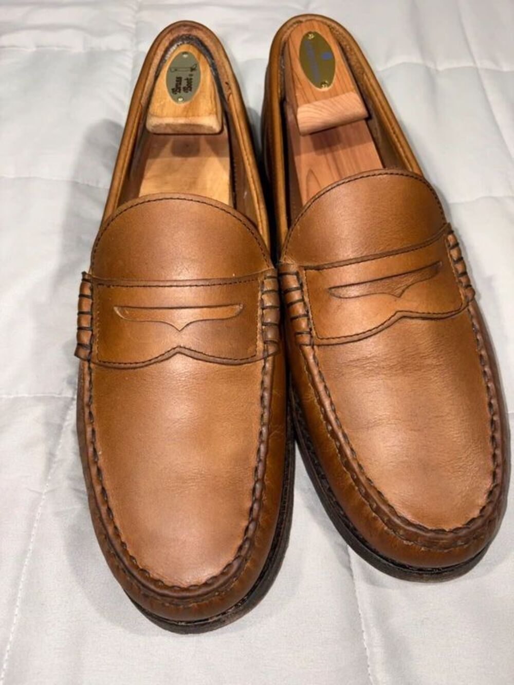 Allen Edmonds Newman Penny Loafers Sz 9.5 D